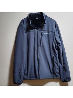 Eddie Bauer thermal jacket color grey size large